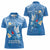 Polynesia Diabetes Awareness Month Women Polo Shirt In November We Wear Blue