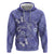 Polynesia Stomach Cancer Awareness Hoodie Periwinkle Ribbon Brave Strong!