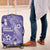 Polynesia Stomach Cancer Awareness Luggage Cover Periwinkle Ribbon Brave Strong!