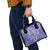 Polynesia Stomach Cancer Awareness Shoulder Handbag Periwinkle Ribbon Brave Strong!