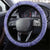 Polynesia Stomach Cancer Awareness Steering Wheel Cover Periwinkle Ribbon Brave Strong!