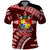 Malo e lelei Tonga Polo Shirt Tongan Ngatu Pattern Red Version LT14 Red - Polynesian Pride