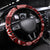 Malo e lelei Tonga Steering Wheel Cover Tongan Ngatu Pattern Red Version LT14 Universal Fit Red - Polynesian Pride