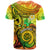Halo Vanuatu T Shirt Sand Drawing Turtle Polynesian Tropical Flowers LT14 - Polynesian Pride