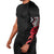 New Zealand Arm Sleeves Aotearoa Kowhaiwhai Mix Taniko Art - Red - Polynesian Pride