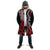 New Zealand Cloak Aotearoa Kowhaiwhai Mix Taniko Art - Red - Polynesian Pride