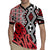 New Zealand Rugby Jersey Aotearoa Kowhaiwhai Mix Taniko Art - Red