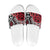 New Zealand Slide Sandals Aotearoa Kowhaiwhai Mix Taniko Art - Red - Polynesian Pride