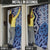 New Zealand Door Cover Aotearoa Kowhaiwhai Mix Taniko Art - Blue - Polynesian Pride