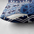 New Zealand Pillow Cover Aotearoa Kowhaiwhai Mix Taniko Art - Blue - Polynesian Pride