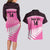 Custom New Zealand Aotearoa Cricket Couples Matching Long Sleeve Bodycon Dress and Hawaiian Shirt Go White Silver Fern