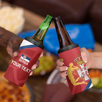 Custom Serbia Volleyball 4 in 1 Can Cooler Tumbler 2025 Go Champions