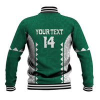 Custom Hawaii Volleyball Baseball Jacket Hawaiian Kakau Pattern