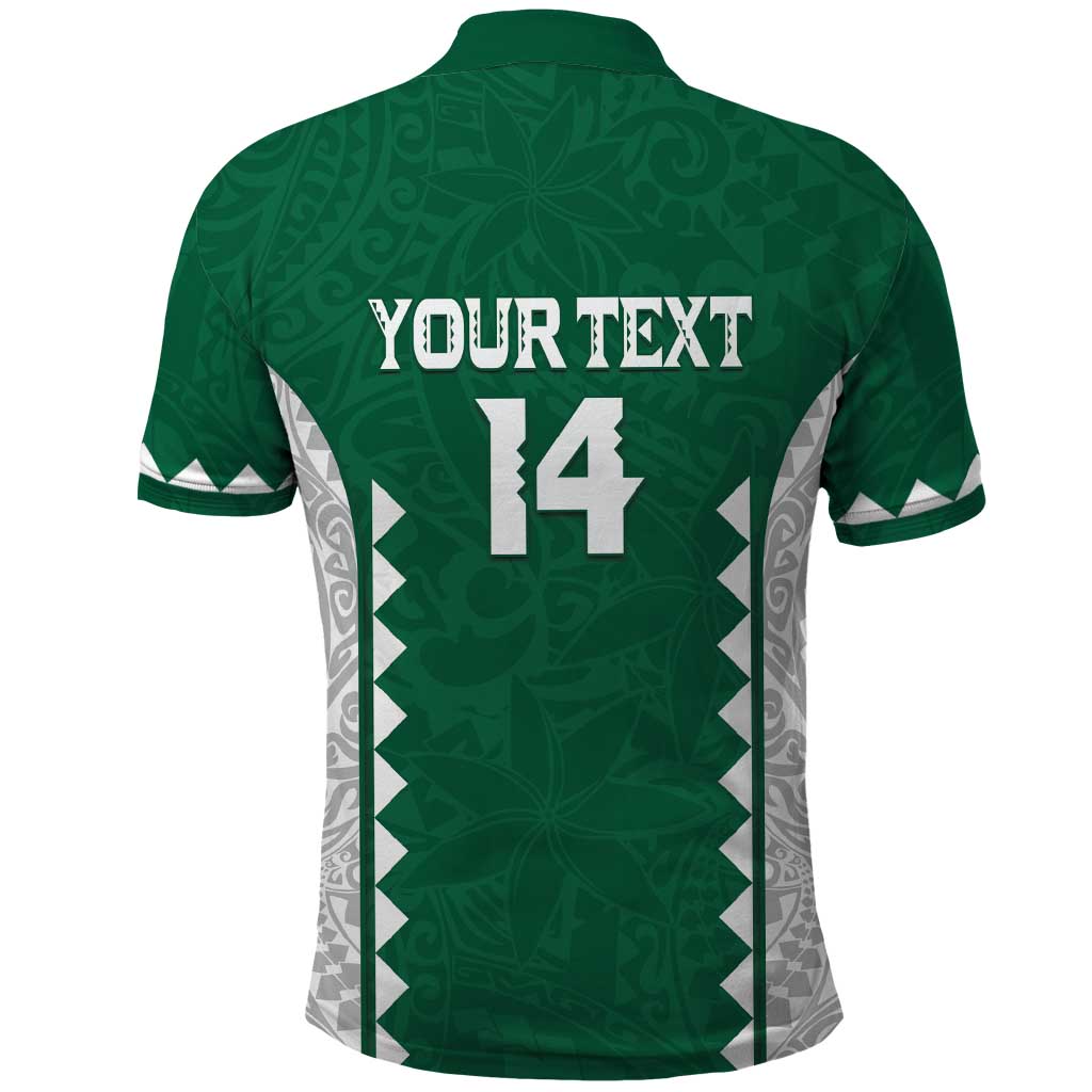 Custom Hawaii Volleyball Polo Shirt Hawaiian Kakau Pattern LT14 - Polynesian Pride