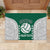 Custom Hawaii Volleyball Rubber Doormat Hawaiian Kakau Pattern