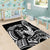 Black Hawaii Ikaika Warrior Area Rug Hawaiian Power