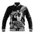 Black Hawaii Ikaika Warrior Baseball Jacket Hawaiian Power