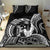 Black Hawaii Ikaika Warrior Bedding Set Hawaiian Power