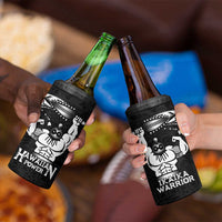 Black Hawaii Ikaika Warrior 4 in 1 Can Cooler Tumbler Hawaiian Power