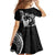 Black Hawaii Ikaika Warrior Family Matching Mermaid Dress and Hawaiian Shirt Hawaiian Power