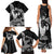 Black Hawaii Ikaika Warrior Family Matching Tank Maxi Dress and Hawaiian Shirt Hawaiian Power