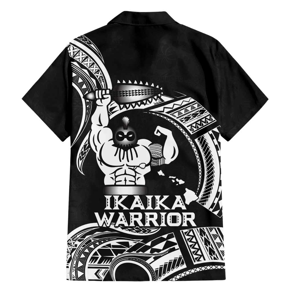 Black Hawaii Ikaika Warrior Hawaiian Shirt Hawaiian Power