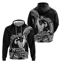 Black Hawaii Ikaika Warrior Hoodie Hawaiian Power