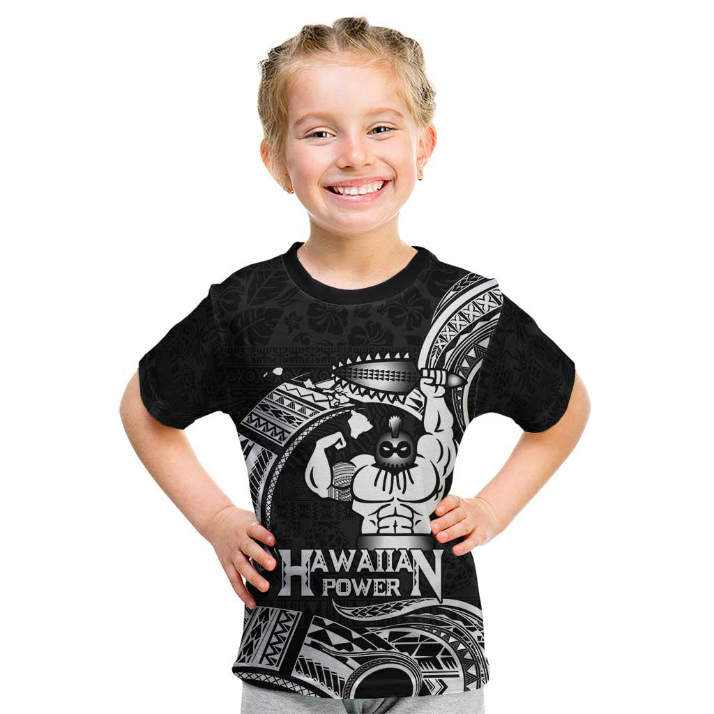 Black Hawaii Ikaika Warrior Kid T Shirt Hawaiian Power