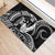 Black Hawaii Ikaika Warrior Rubber Doormat Hawaiian Power