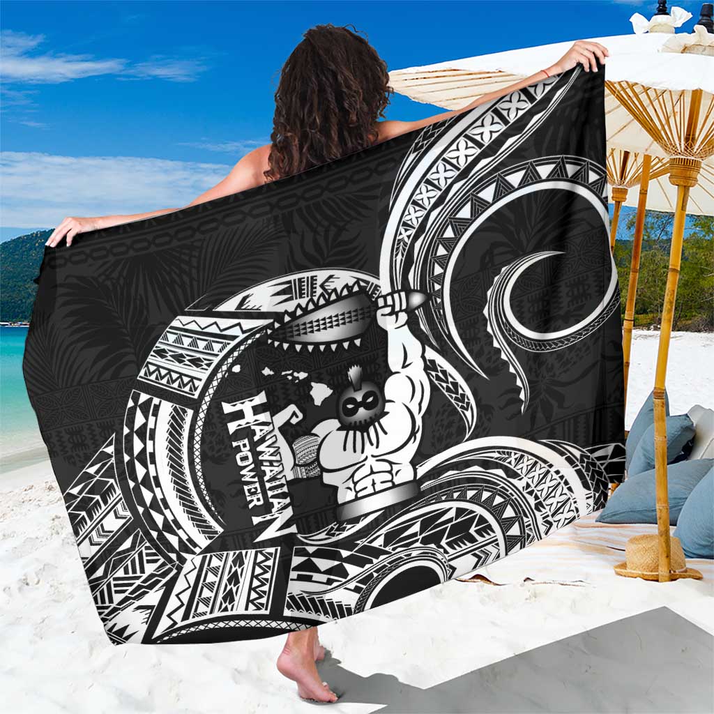 Black Hawaii Ikaika Warrior Sarong Hawaiian Power