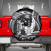 Black Hawaii Ikaika Warrior Spare Tire Cover Hawaiian Power