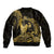 Gold Hawaii Ikaika Warrior Bomber Jacket Hawaiian Power