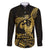 Gold Hawaii Ikaika Warrior Family Matching Mermaid Dress and Hawaiian Shirt Hawaiian Power
