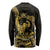 Gold Hawaii Ikaika Warrior Long Sleeve Shirt Hawaiian Power