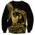 Gold Hawaii Ikaika Warrior Sweatshirt Hawaiian Power