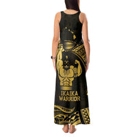 Gold Hawaii Ikaika Warrior Tank Maxi Dress Hawaiian Power