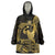 Gold Hawaii Ikaika Warrior Wearable Blanket Hoodie Hawaiian Power