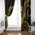 Gold Hawaii Ikaika Warrior Window Curtain Hawaiian Power