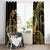 Gold Hawaii Ikaika Warrior Window Curtain Hawaiian Power