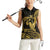 Gold Hawaii Ikaika Warrior Women Sleeveless Polo Shirt Hawaiian Power