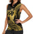 Gold Hawaii Ikaika Warrior Women Sleeveless Polo Shirt Hawaiian Power