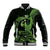 Green Hawaii Ikaika Warrior Baseball Jacket Hawaiian Power