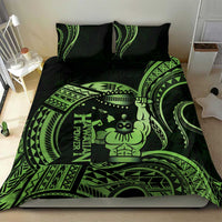 Green Hawaii Ikaika Warrior Bedding Set Hawaiian Power