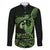 Green Hawaii Ikaika Warrior Family Matching Mermaid Dress and Hawaiian Shirt Hawaiian Power