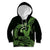 Green Hawaii Ikaika Warrior Kid Hoodie Hawaiian Power