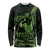 Green Hawaii Ikaika Warrior Long Sleeve Shirt Hawaiian Power