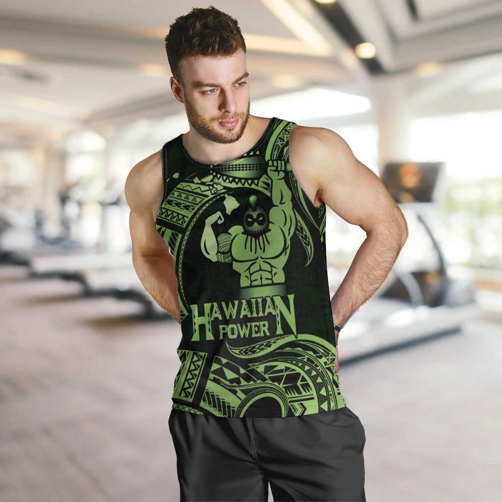 Green Hawaii Ikaika Warrior Men Tank Top Hawaiian Power