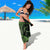 Green Hawaii Ikaika Warrior Sarong Hawaiian Power