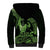 Green Hawaii Ikaika Warrior Sherpa Hoodie Hawaiian Power