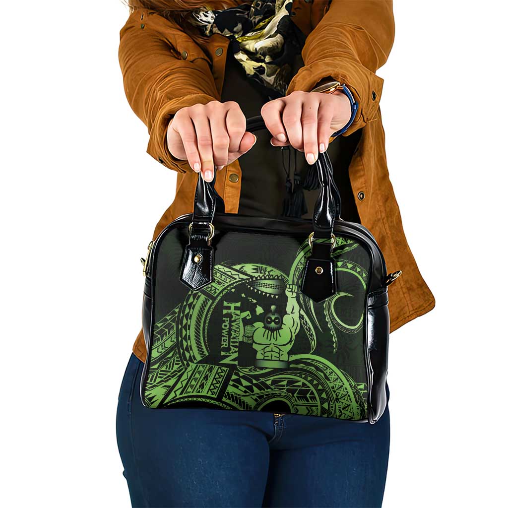 Green Hawaii Ikaika Warrior Shoulder Handbag Hawaiian Power